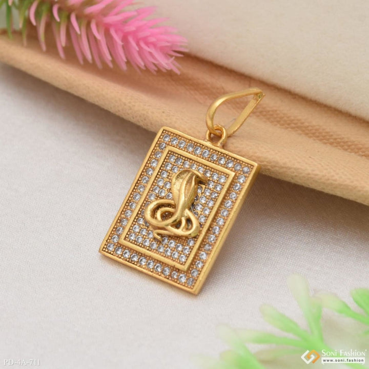 Goga with diamond fashionable design gold plated pendant for