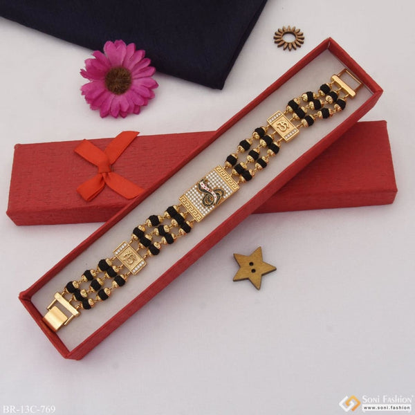 Showroom of 22 kt gold rudraksha bracelet | Jewelxy - 131045