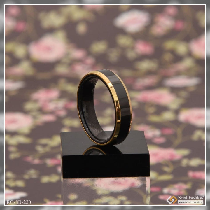 Gold & Black Gorgeous High-quality Eye-catching Design Ring