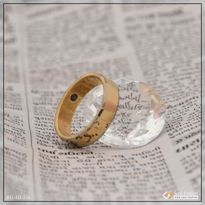 Golden fashion-forward design latest high-quality ring for