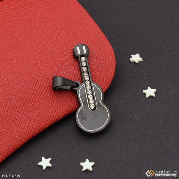 Guitar with diamond dainty design best quality black color