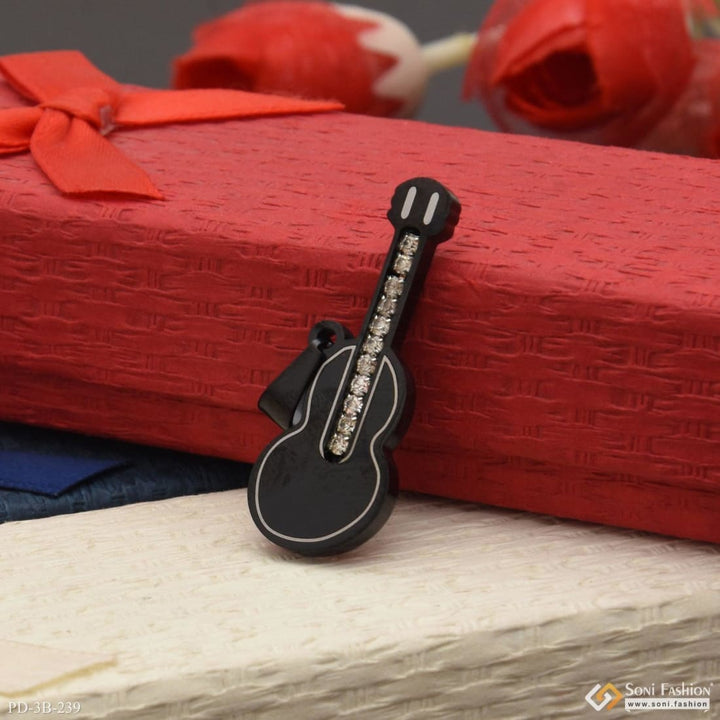 Guitar with diamond dainty design best quality black color