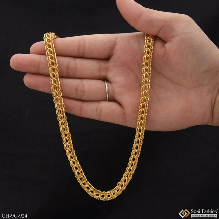 C Into c Decorative Design Best Quality Gold Plated Chain