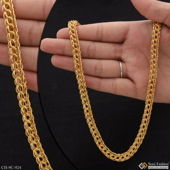 C Into c Decorative Design Best Quality Gold Plated Chain