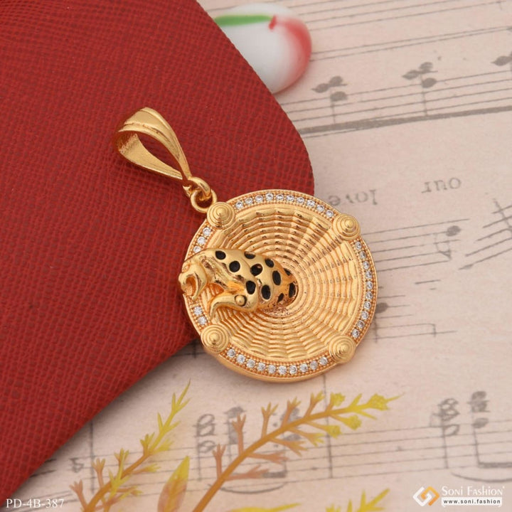 Jaguar Stunning Design Superior Quality Gold Plated Pendant