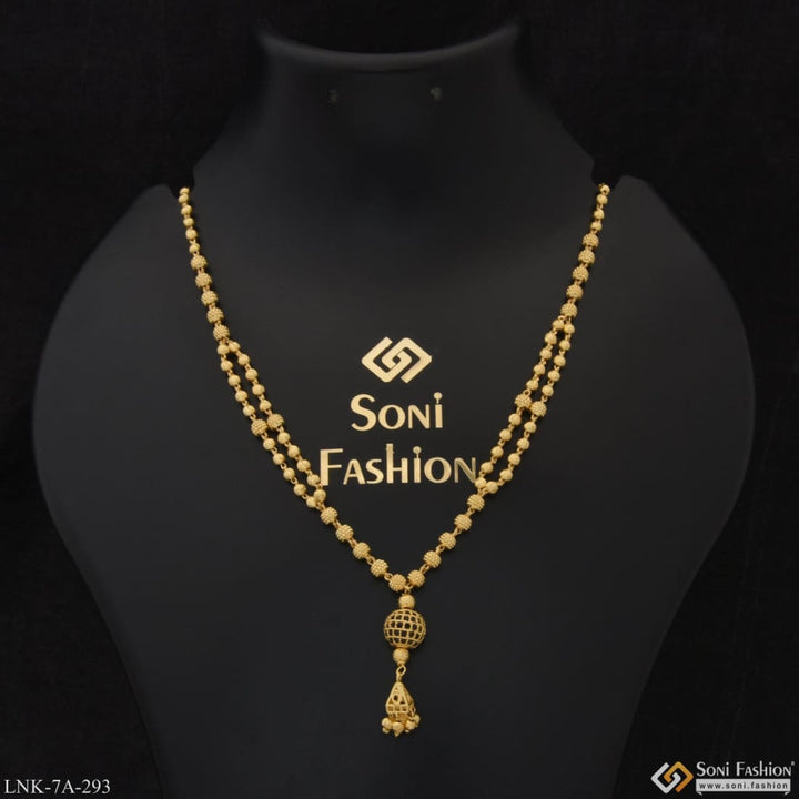 Latest design with diamond cool gold plated necklace for