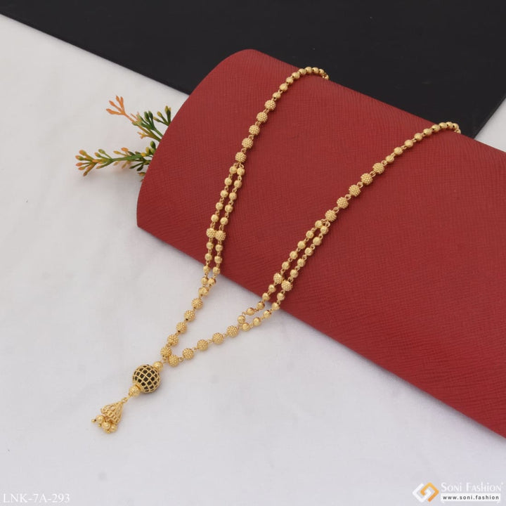 Latest design with diamond cool gold plated necklace for