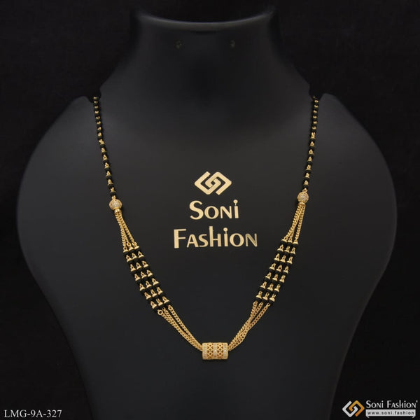 Latest design with diamond new style gold plated mangalsutra