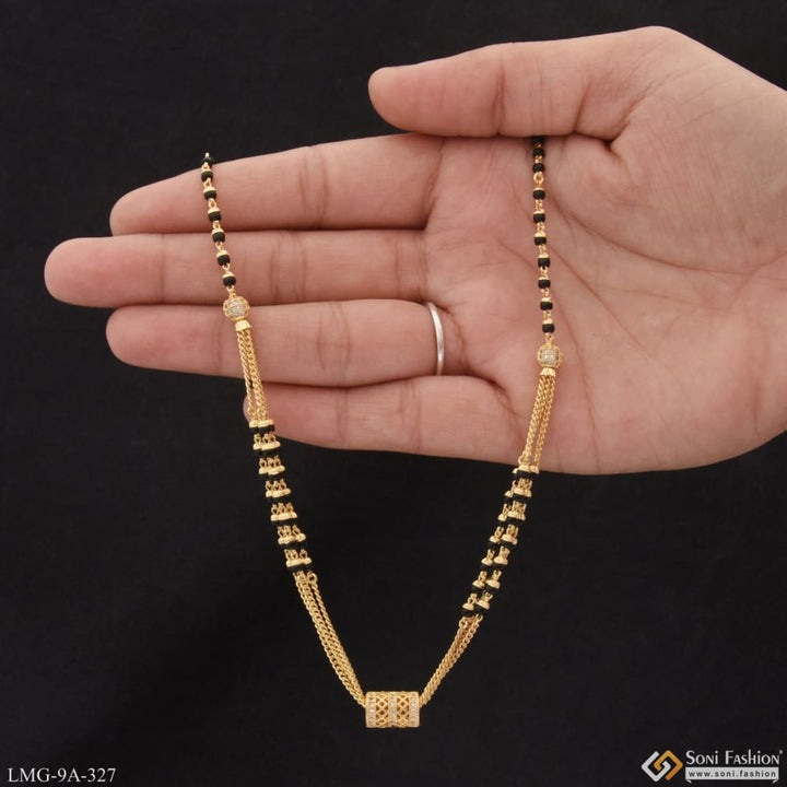 Latest design with diamond new style gold plated mangalsutra