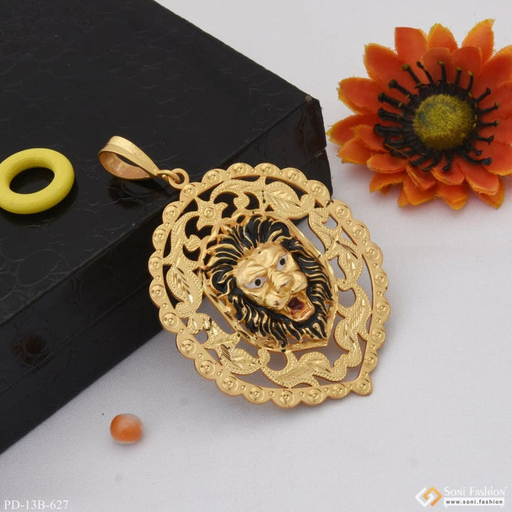 Lion Attention-getting Design High Quality Gold Plated