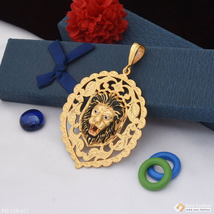 Lion Attention-getting Design High Quality Gold Plated