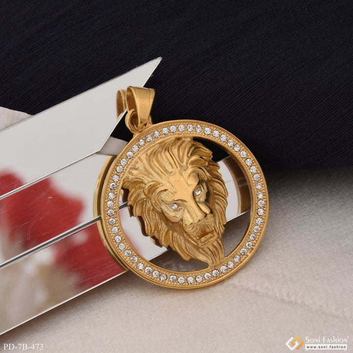 Lion With Diamond Superior Quality High-class Design