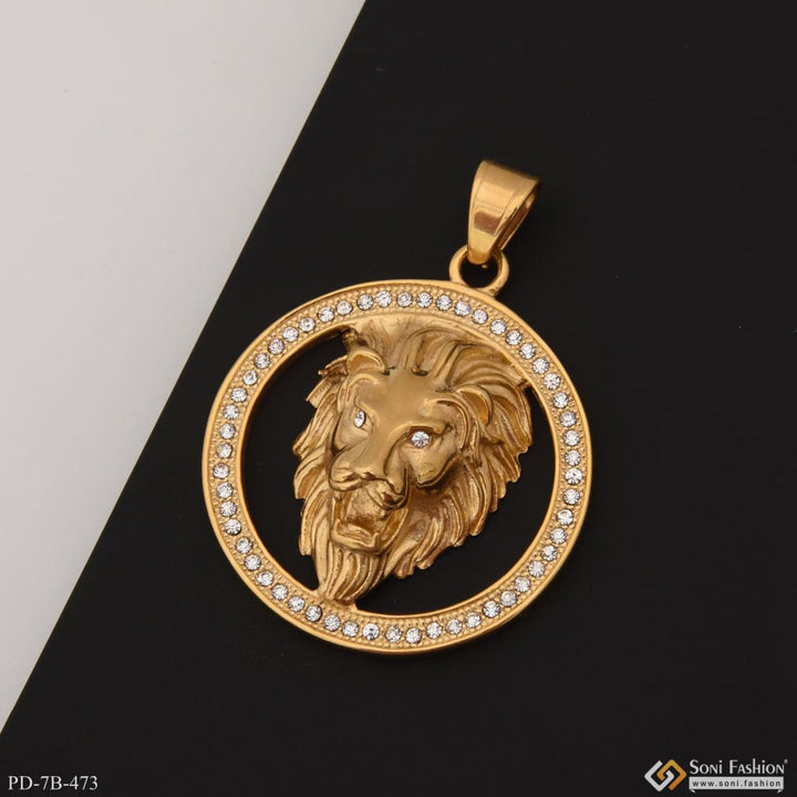 Lion With Diamond Superior Quality High-class Design