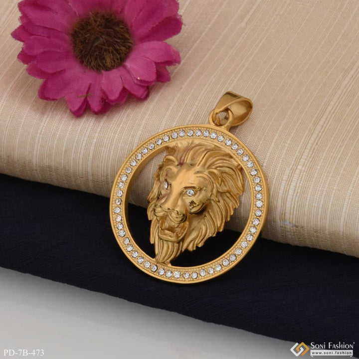 Lion With Diamond Superior Quality High-class Design