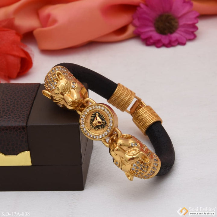 Lion with diamond unique design premium-grade quality gold