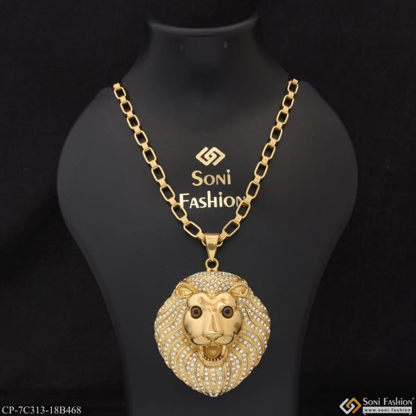 Lion Expensive-looking Design High-quality Chain Pendant