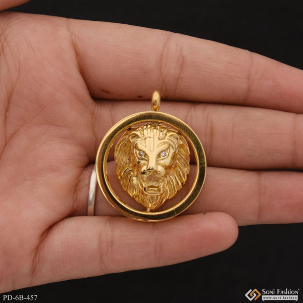 Lion expensive-looking design high-quality gold plated