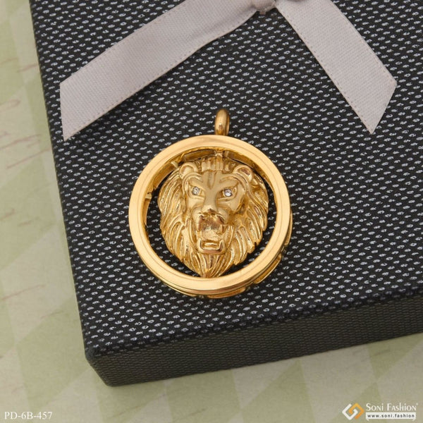 Lion expensive-looking design high-quality gold plated