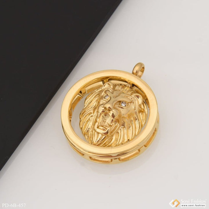 Lion expensive-looking design high-quality gold plated