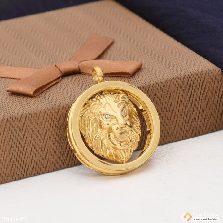 Lion expensive-looking design high-quality gold plated