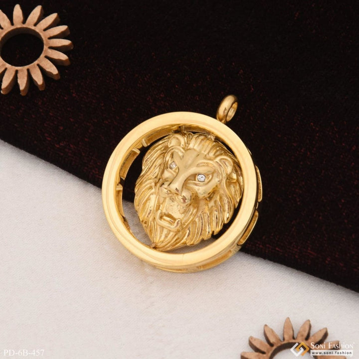 Lion expensive-looking design high-quality gold plated