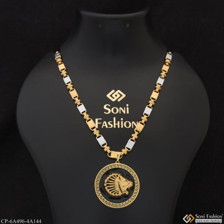 Lion fashion-forward design high-quality chain pendant combo