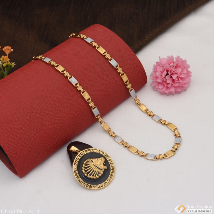 Lion fashion-forward design high-quality chain pendant combo