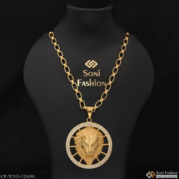 Lion superior quality hand-crafted design chain pendant