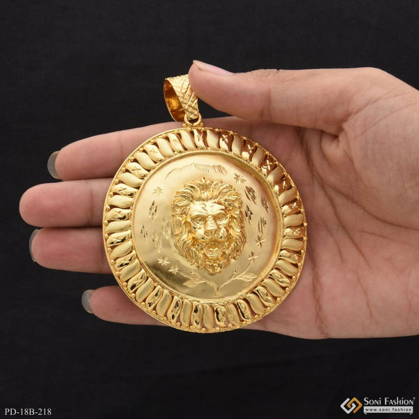 Lion Superior Quality High-class Design Gold Plated Pendant