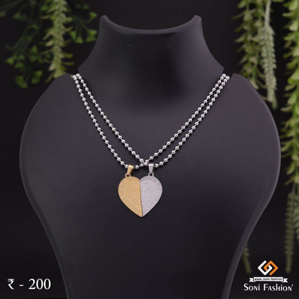 Buy Double Heart GOLD Plated Necklace, Dainty Charm Fashion Pendant Two  Twin Love, Gift Box Dual Lovely Trendy Jewelry Online in India - Etsy