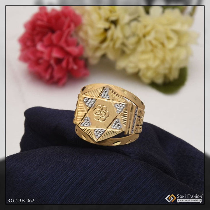 1 Gram Gold Plated Star Decorative Design Best Quality Ring