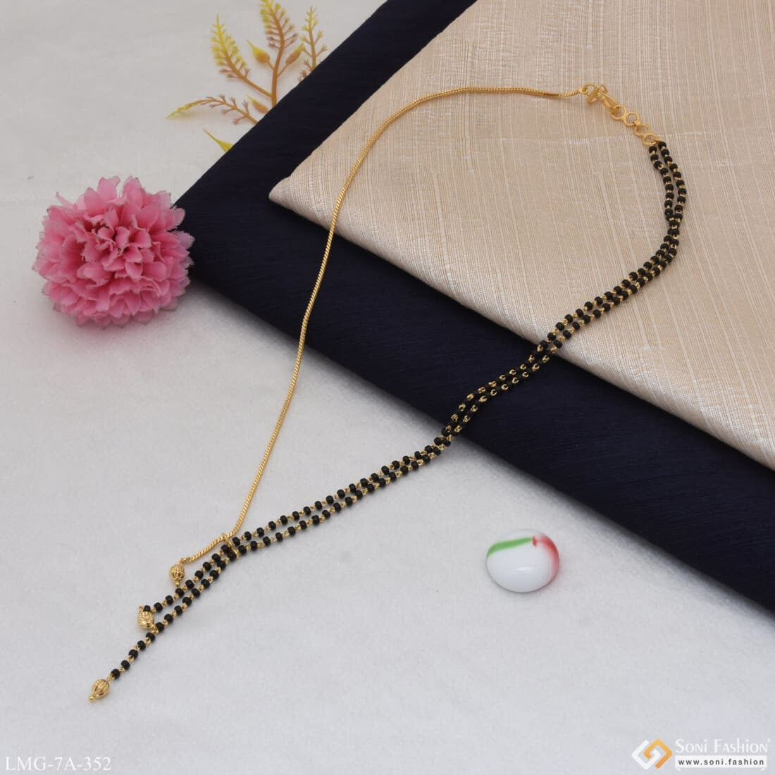 Plain sales black mangalsutra