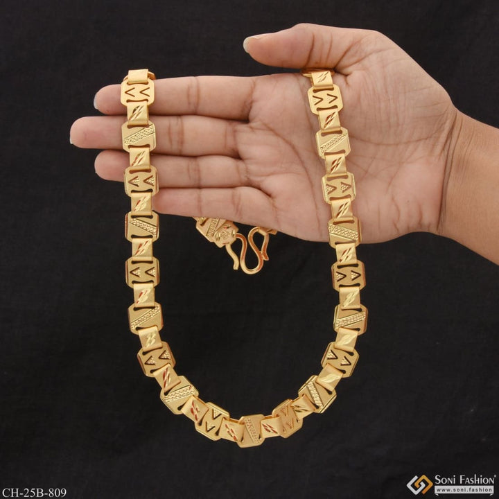 V shape casual design premium-grade quality gold plated