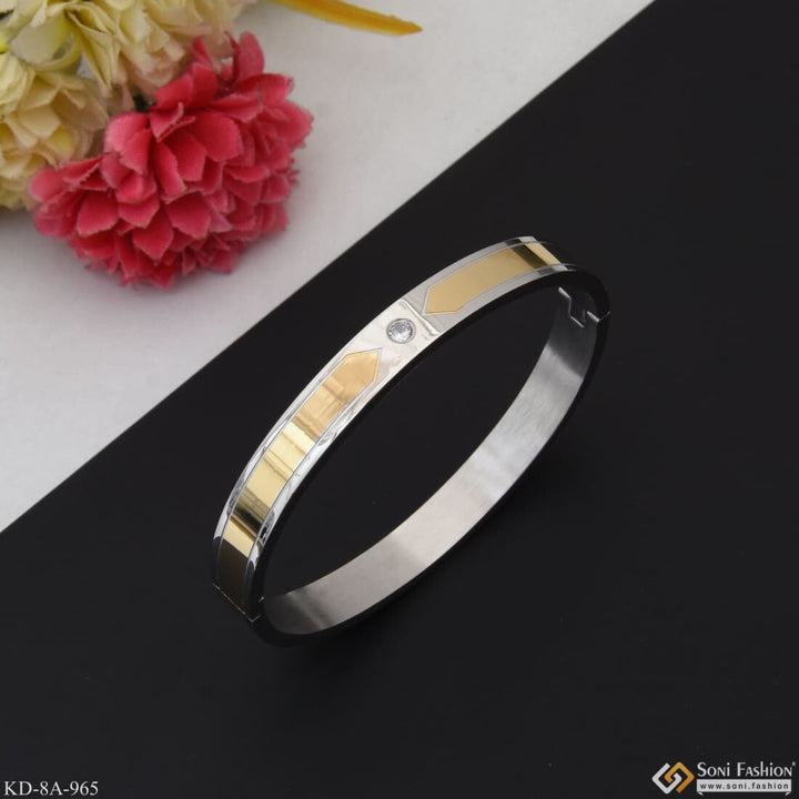 Silver & Gold With Diamond Exquisite Design High-quality