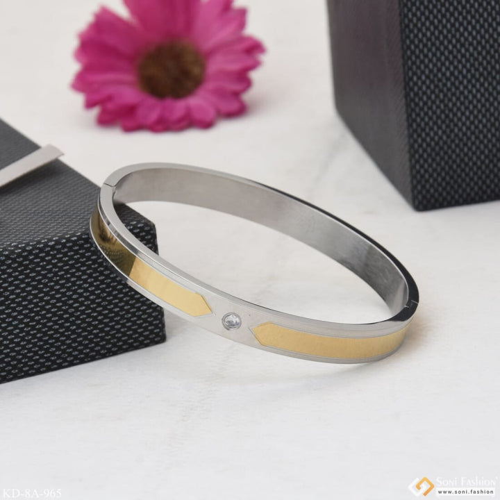 Silver & Gold With Diamond Exquisite Design High-quality