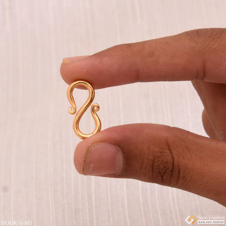 Medium Size - s Hook For Chain - Gold Plated - chain hook