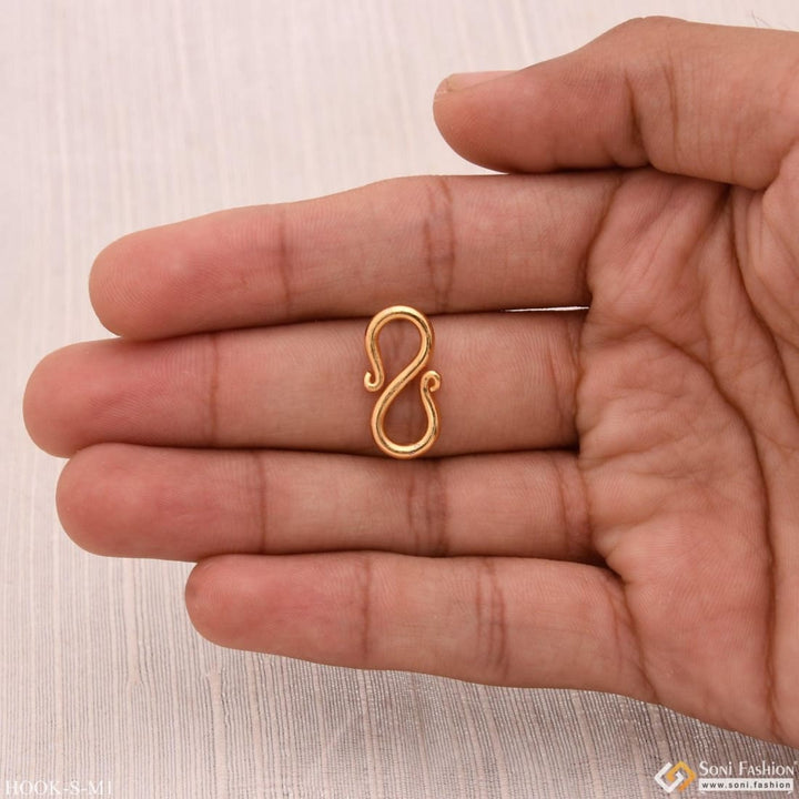 Medium Size - s Hook For Chain - Gold Plated - chain hook