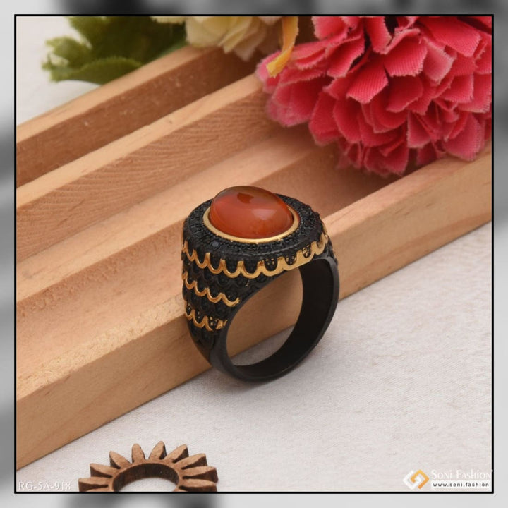 Red stone streamlined design superior quality black color