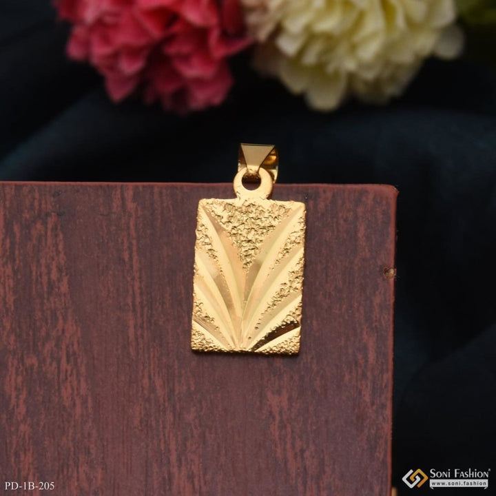 Streamlined design superior quality golden color pendant for