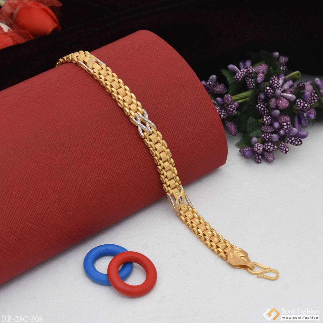 Buy GOGEMS Gold Bracelet for Women | Diamond Bangle Bracelets for Girls | 8  Gram 18 KT Rose Gold | ADBR033 at Amazon.in