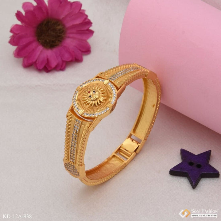 Sun With Diamond Chic Design Superior Quality Bracelet Kada