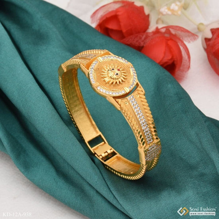 Sun With Diamond Chic Design Superior Quality Bracelet Kada