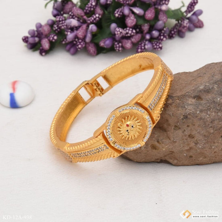 Sun With Diamond Chic Design Superior Quality Bracelet Kada