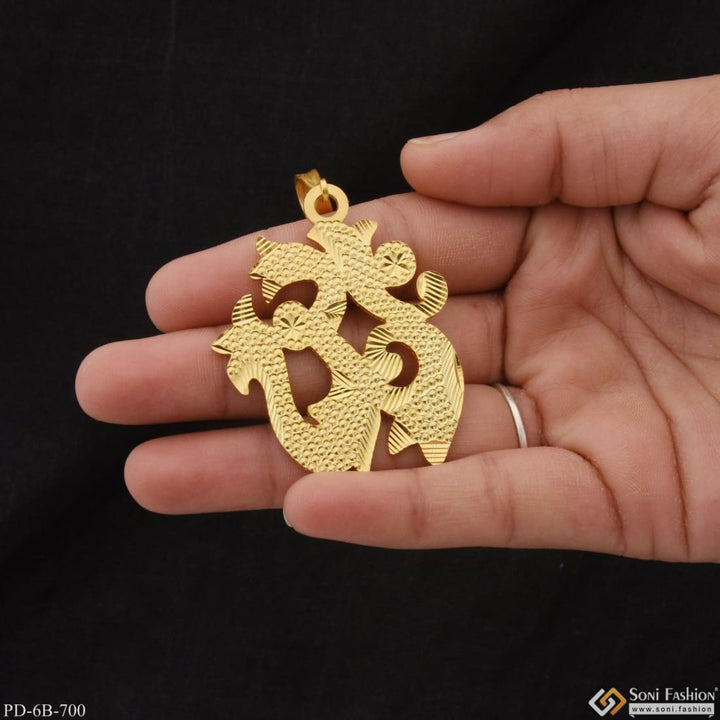 Om Superior Quality Hand-finished Design Gold Plated