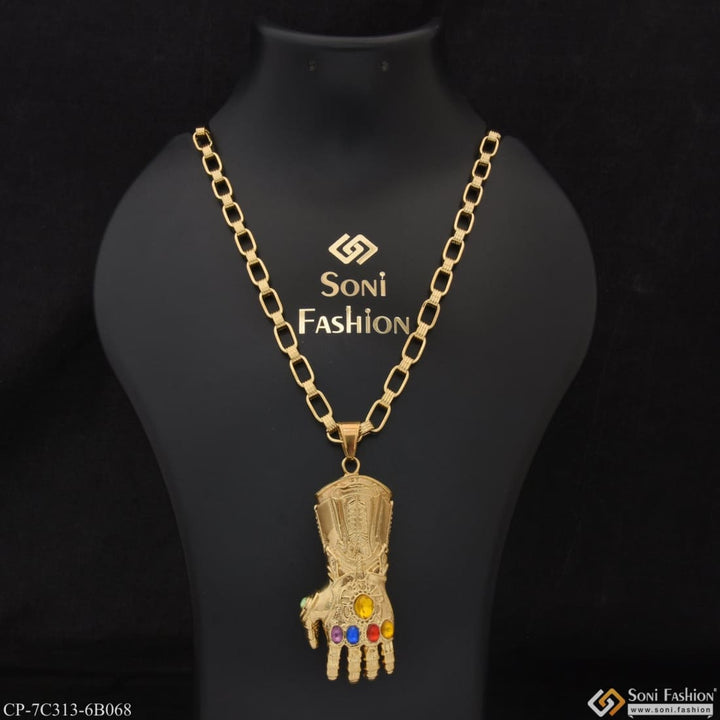 Thanos Hand Dainty Design Best Quality Chain Pendant Combo