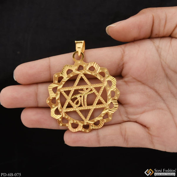 Maa unique design premium-grade quality gold plated pendant