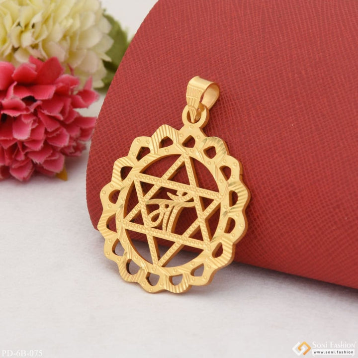 Maa unique design premium-grade quality gold plated pendant