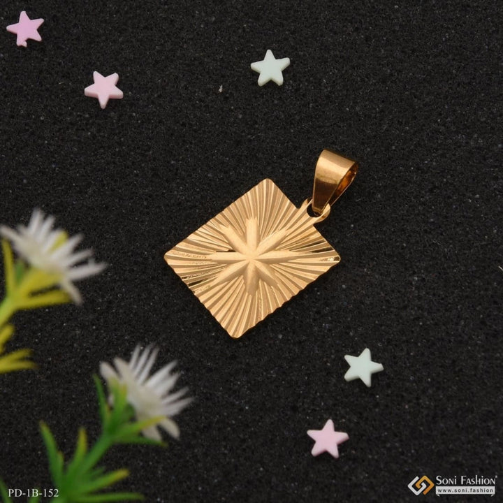 Unique design premium-grade quality gold plated pendant for