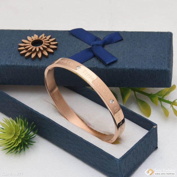 Unique Design Premium-grade Quality Rose Gold Kada For Men