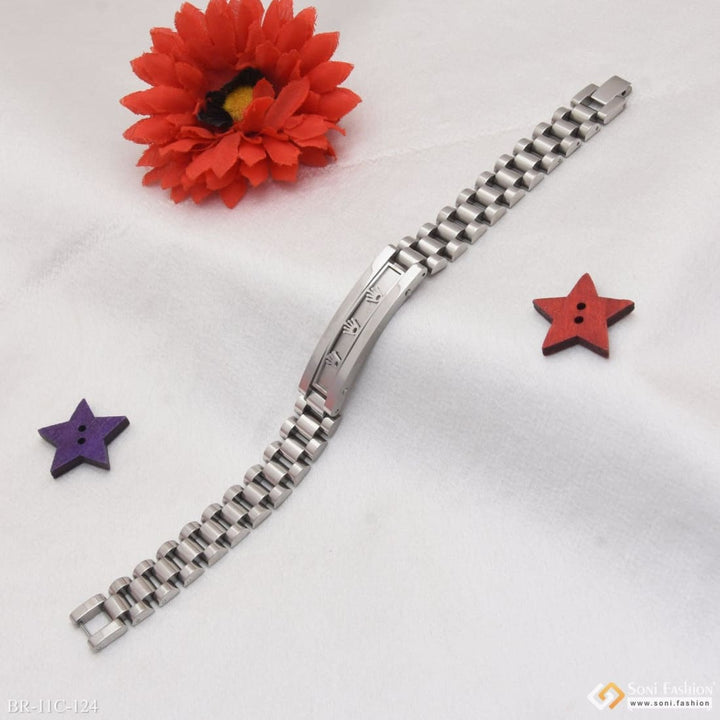 Unique design premium-grade quality silver color bracelet